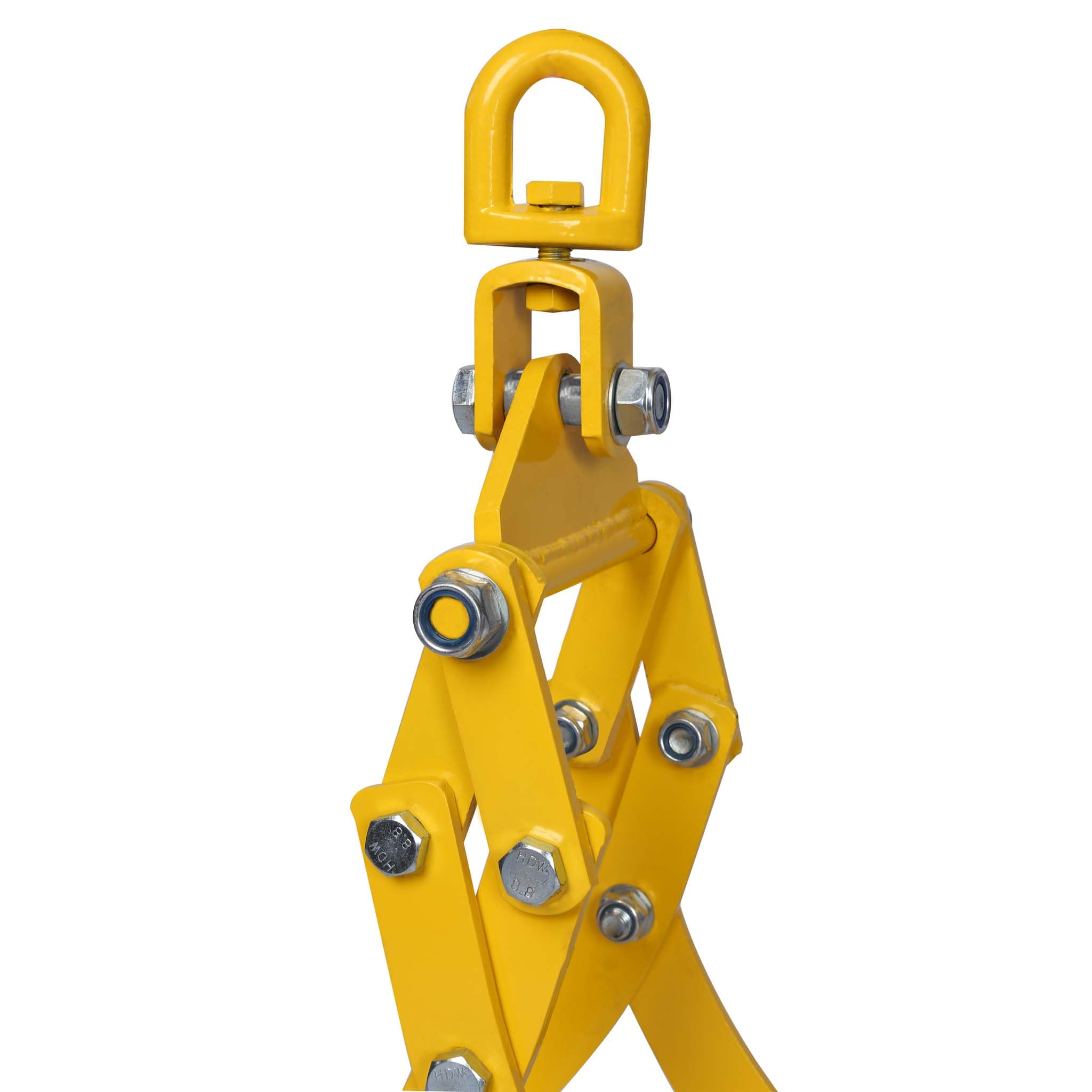 Wiltec Pinza forestale per legna e tronchi fino a 620 mm 1200 kg di forza di trazione 4 artigli