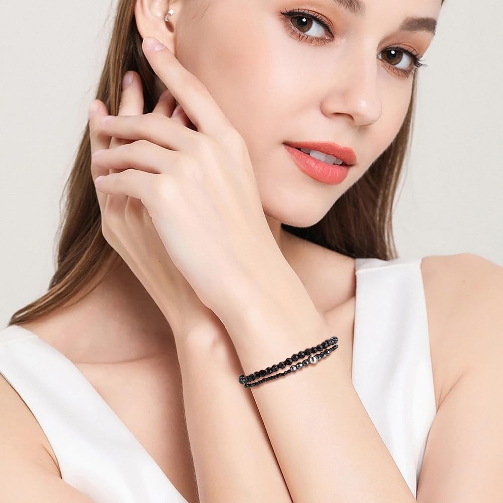 Amazon.co.jp: OLYCRAFT 約370個 ブラックトルマリンビーズ 多面カット