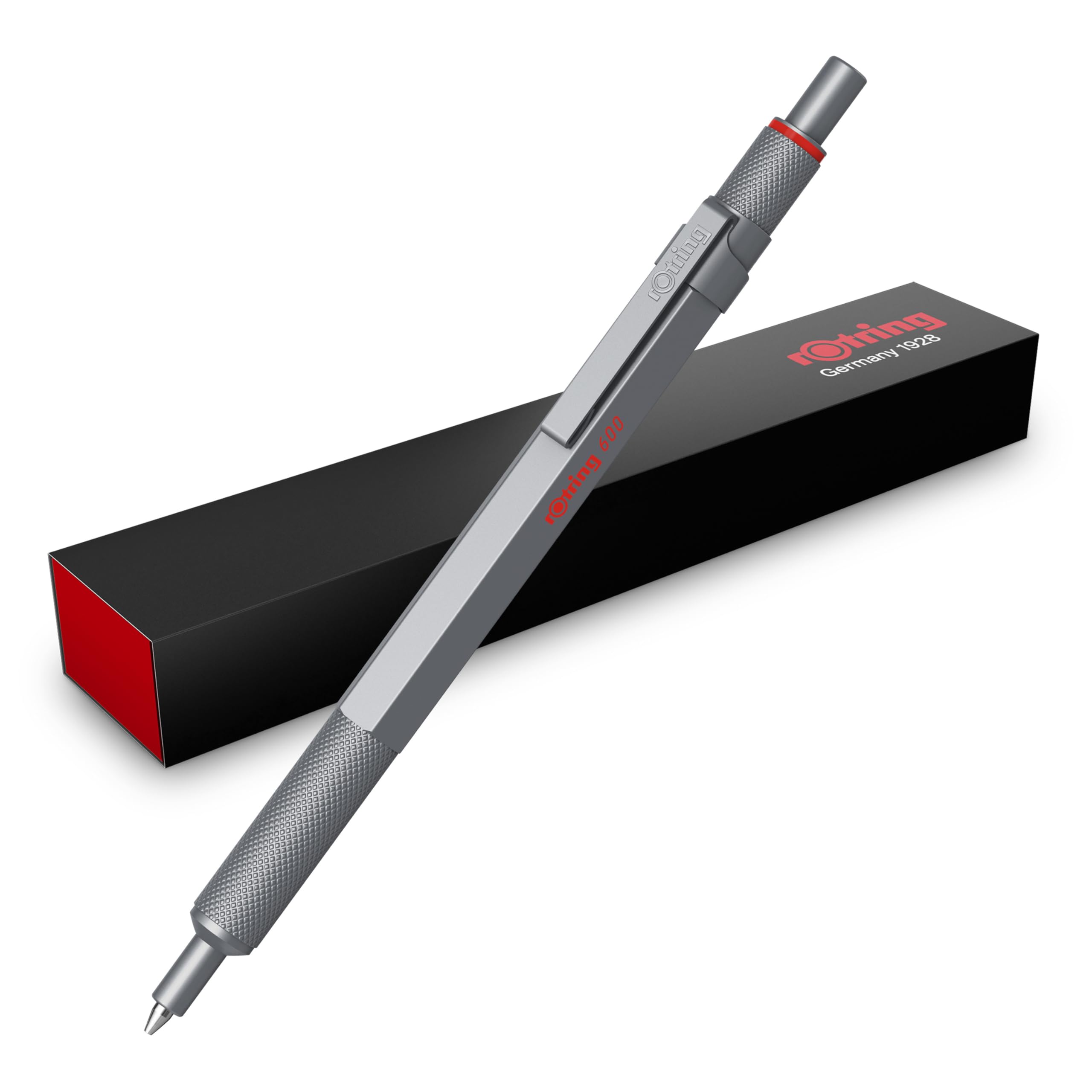 Amazon.com: Rotring 600 Gel Pen | 0.55 mm | Black Ink | Silver