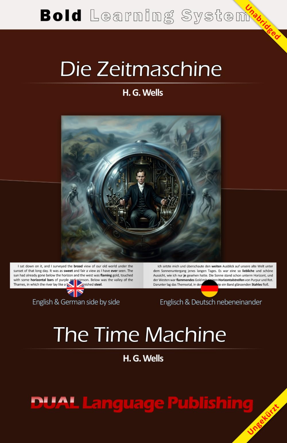 Die Zeitmaschine - Zweisprachig: Englisch & Deutsch: BOLD Learning System