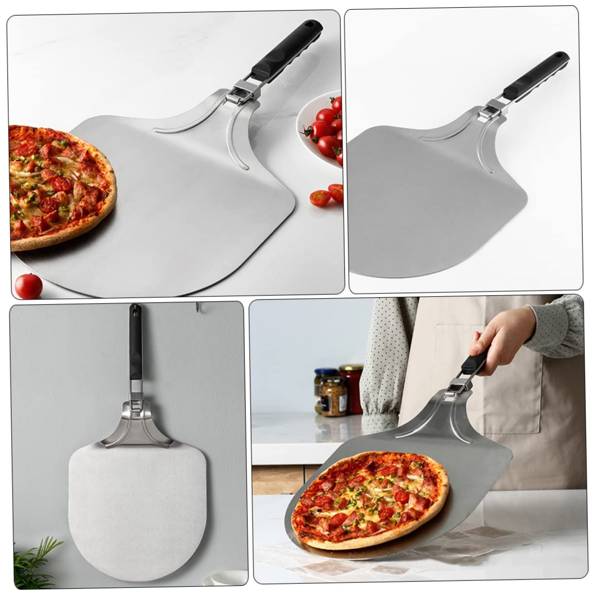 VALICLUD Spatule à Pizza Domestique Pelle à Pizza Fournitures De Cuisine Pratique Pour Gâteaux Desserts