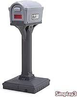 Vista 7 de Simplay3 Dig-Free Easy Up Classic Mailbox (Steel Gray/Charcoal)