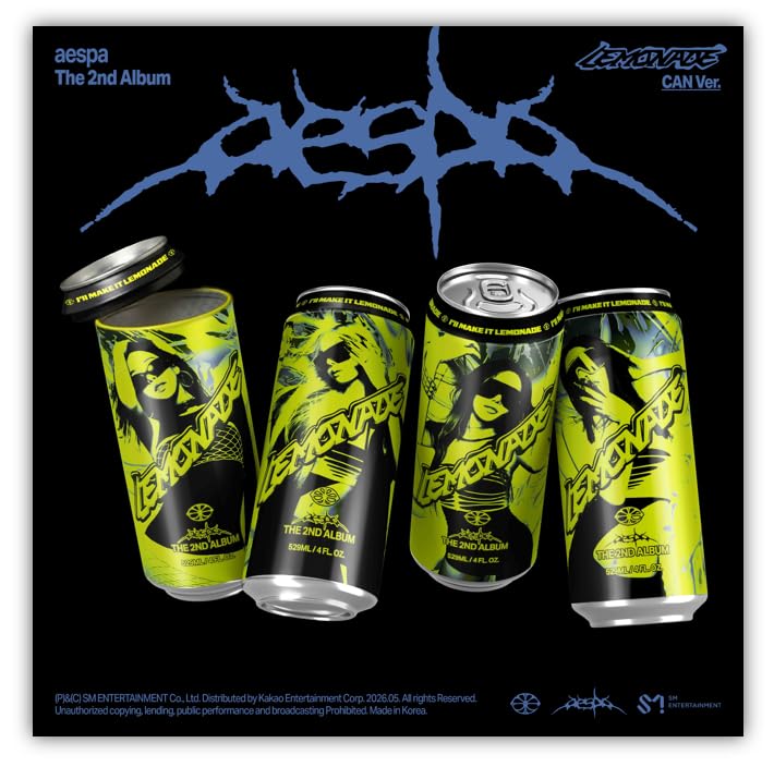 Amazon.co.jp: [ CAN Ver. ] aespa - 2nd Album [ LEMONADE ] 輸入品