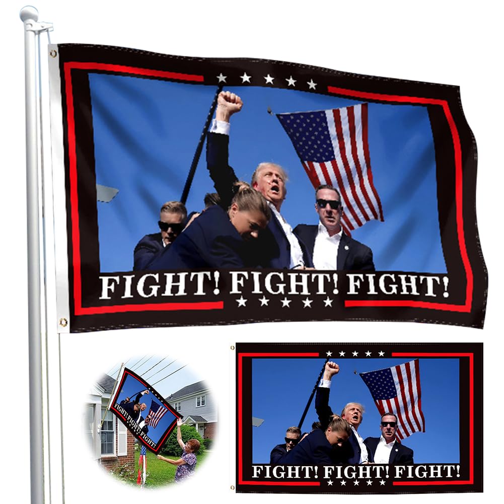 Amazon.co.jp: ASIEIT 3x5フィート ドナルド・トランプ 2024 旗 両面