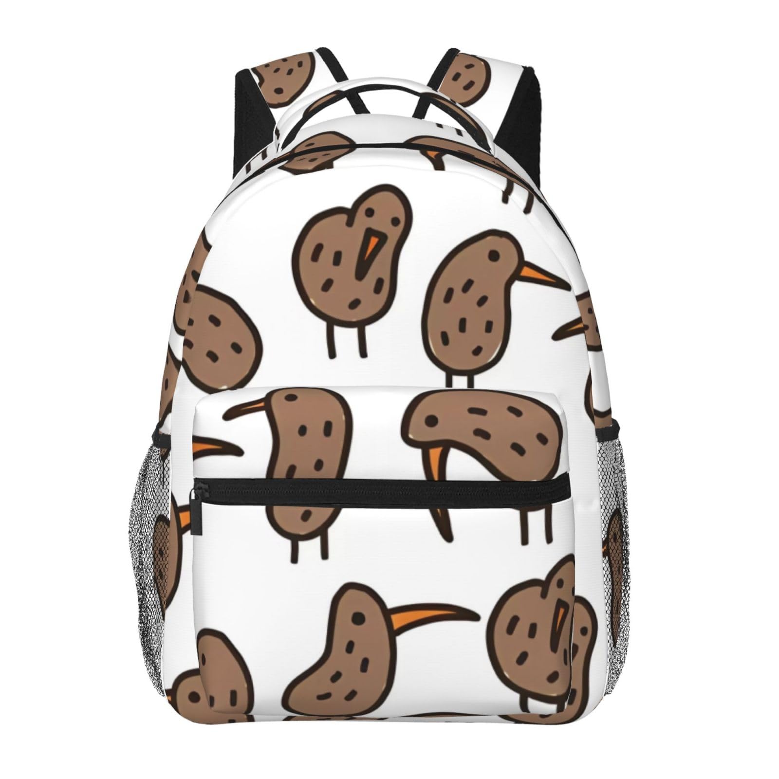 CHRYSM Backpack For Girls Boys Teens Schoolbag,Bookbag,Kiwi Bird Cute Daypack For High School,College,Travel,Work