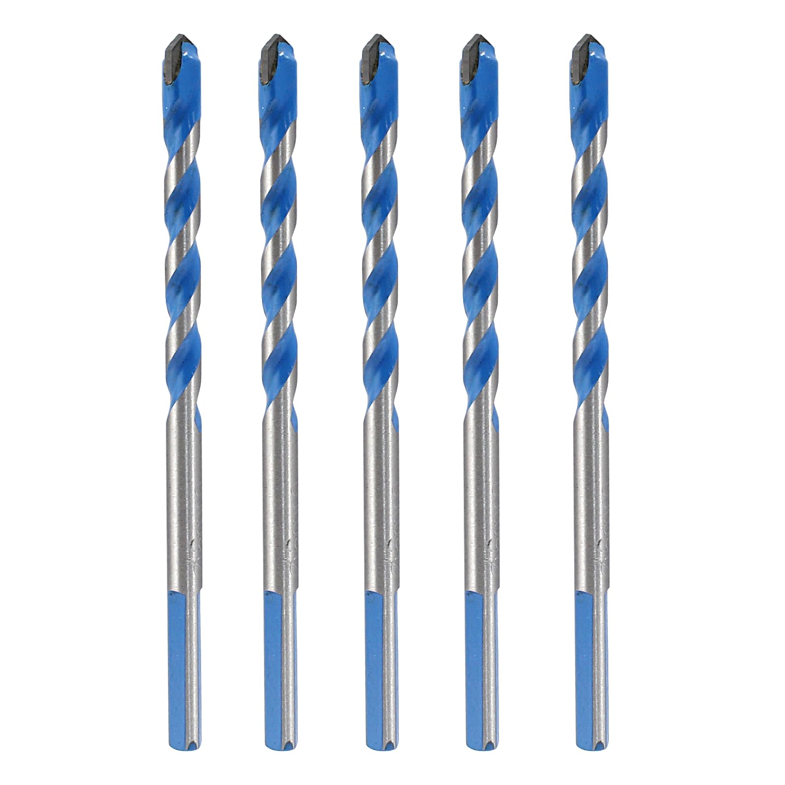 Masonry Drill Bits - 5 Pack for Drilling Stone & Brick -1