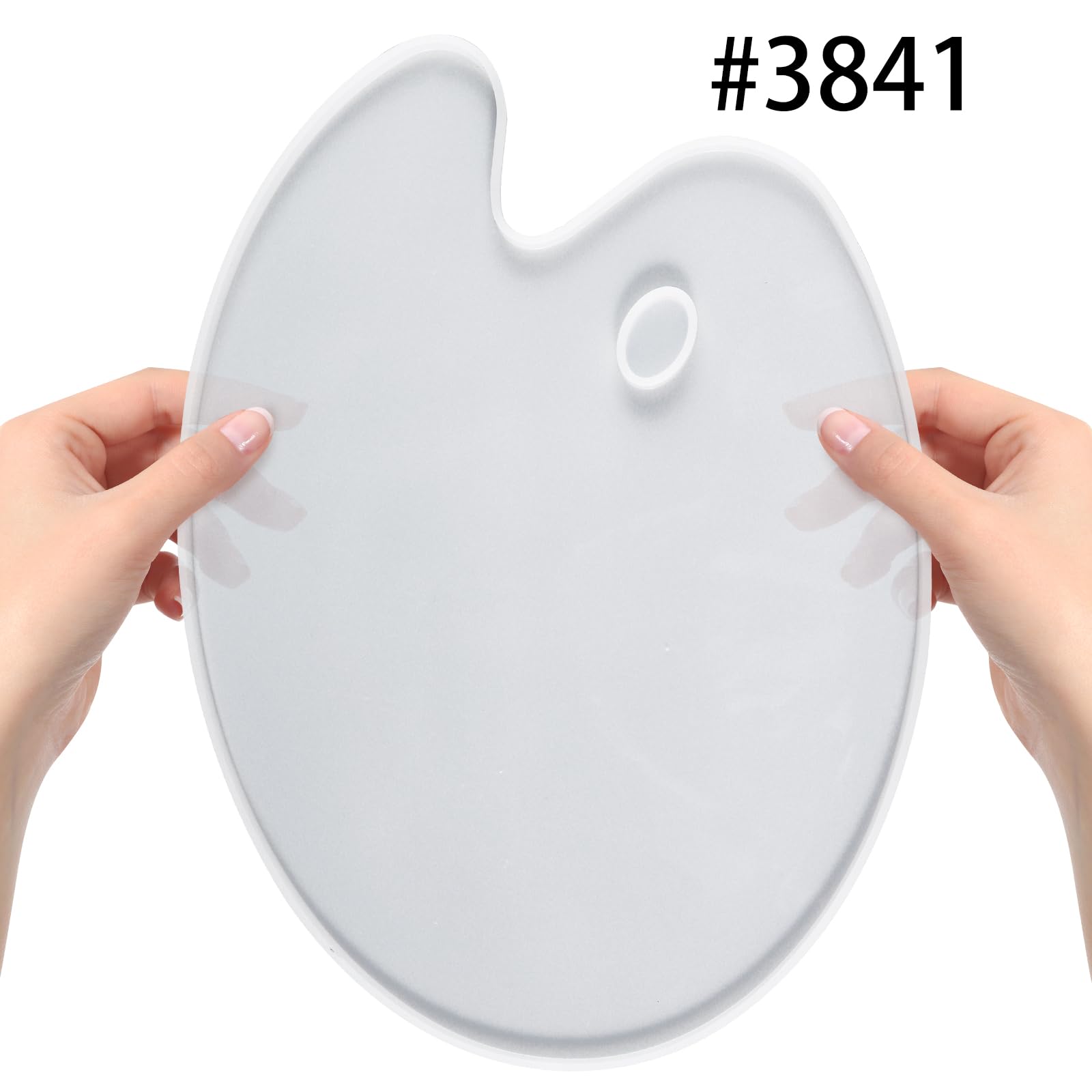 FUNSHOWCASE - Stampo in silicone per lavori artigianali, resina epossidica, sapone, gioielli, grandi e piccoli, 5 cm, con foro