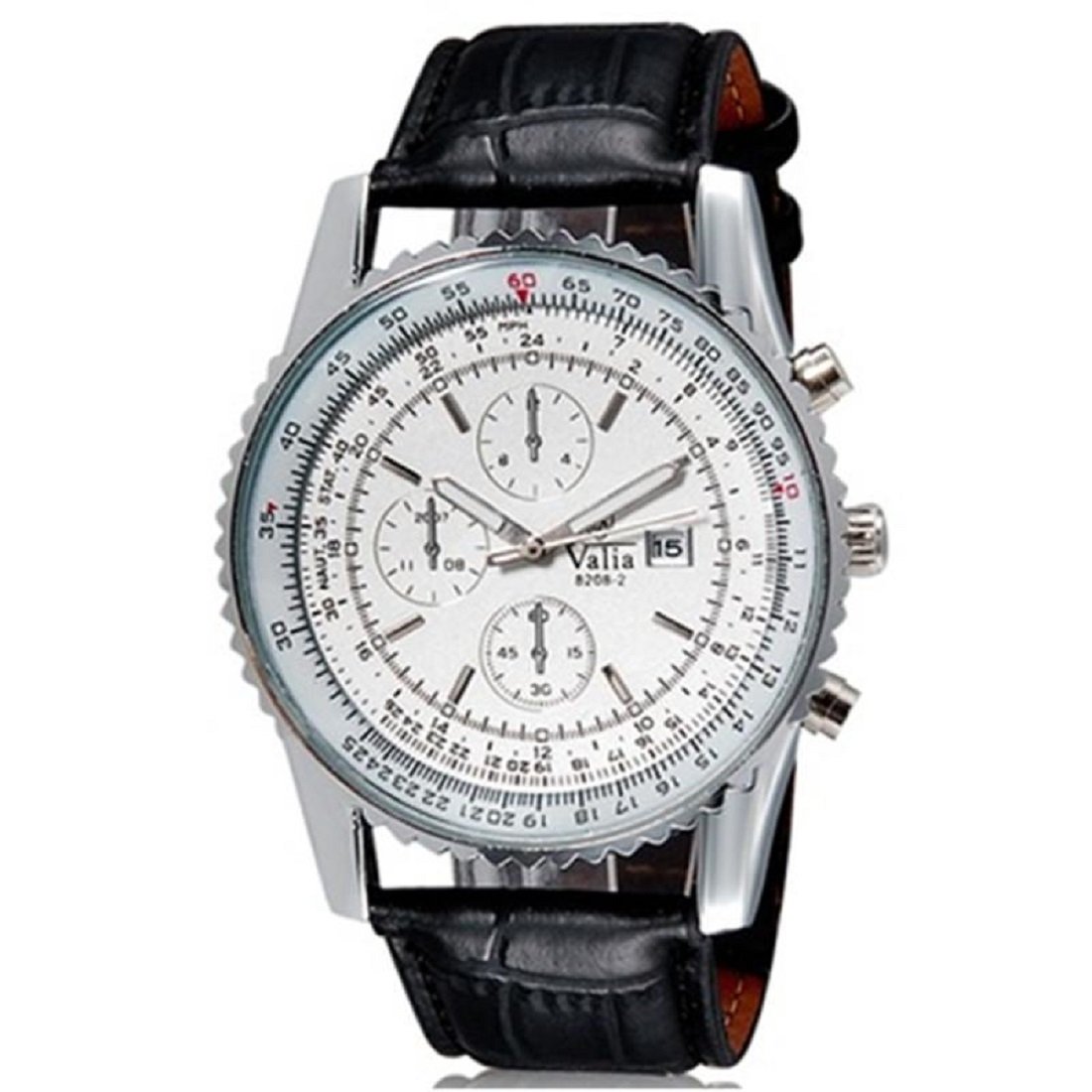 V6 Valia Big Dial with Date Display Analog White Dial Mens Watch - VAL-267 (B01N0SUCHI) Amazon Price History, Amazon Price Tracker