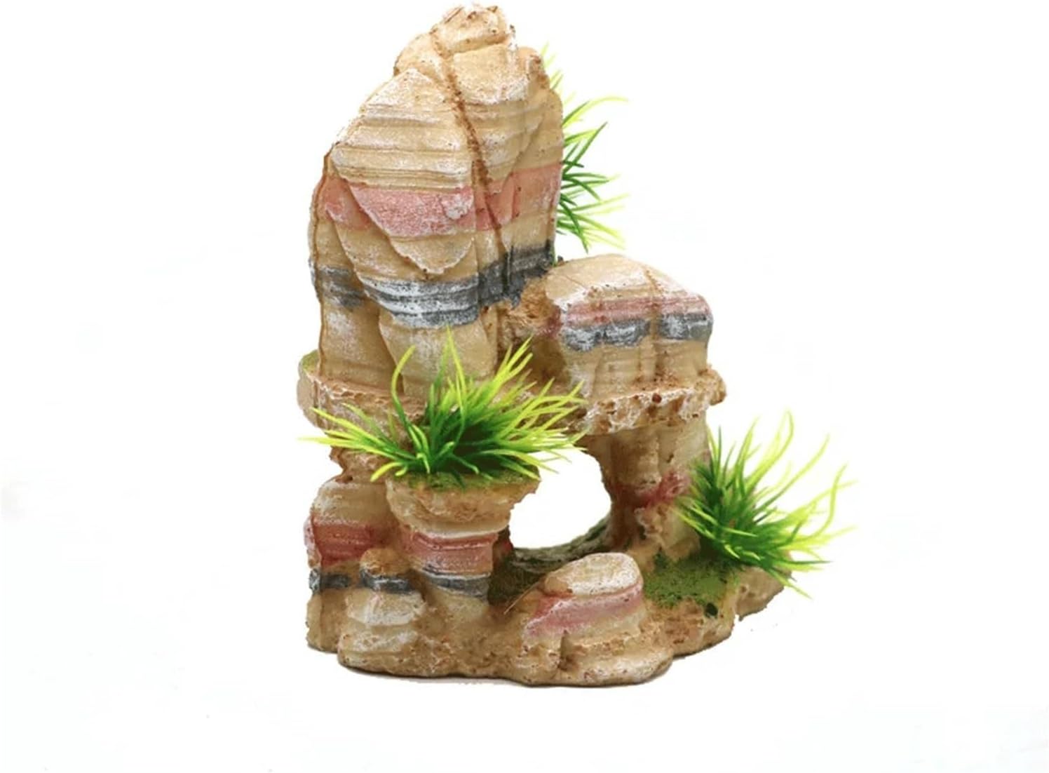 FMURY Fish Tank Landscaping Rockery Simulation Ornaments Accessories Bonsai Ornaments Resin Rockery