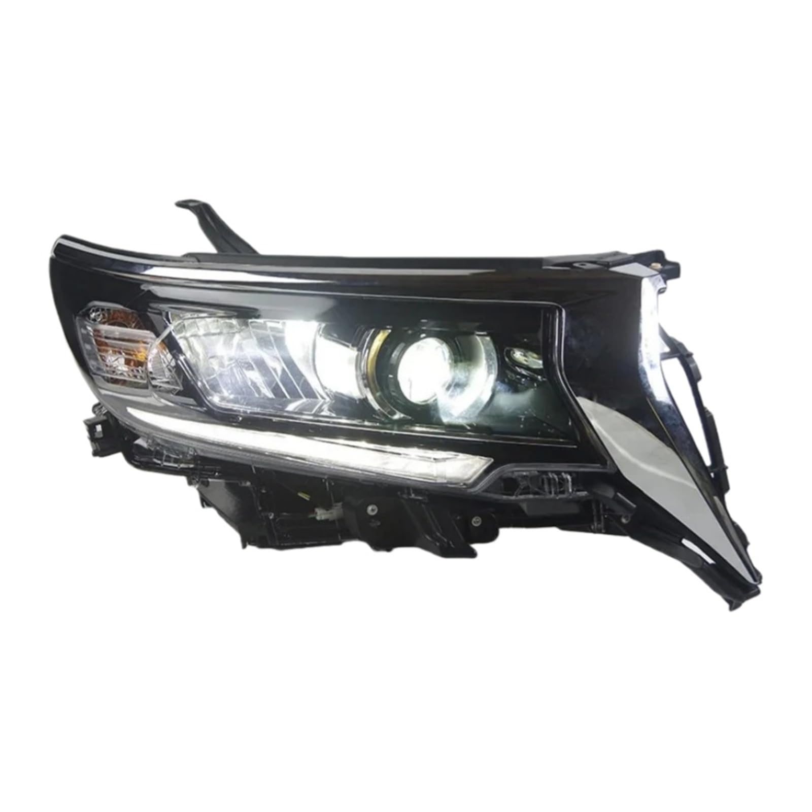 Car Lights Compatible For Toyota Prado LED Headlight 2017-2020 Prado Head Lamp Drl Dynamic Signal Projector Lens Automotive Accessories