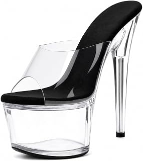 Women's 7 in Platform Sandal Heels,Sexy Stiletto Pole Dance Exotic Shoes 17 cm