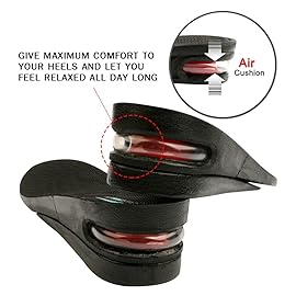 Height Increase Shoe Insoles with Air Cushion (2 Layers (2 UP) (Women\'s 5.5-9.5))