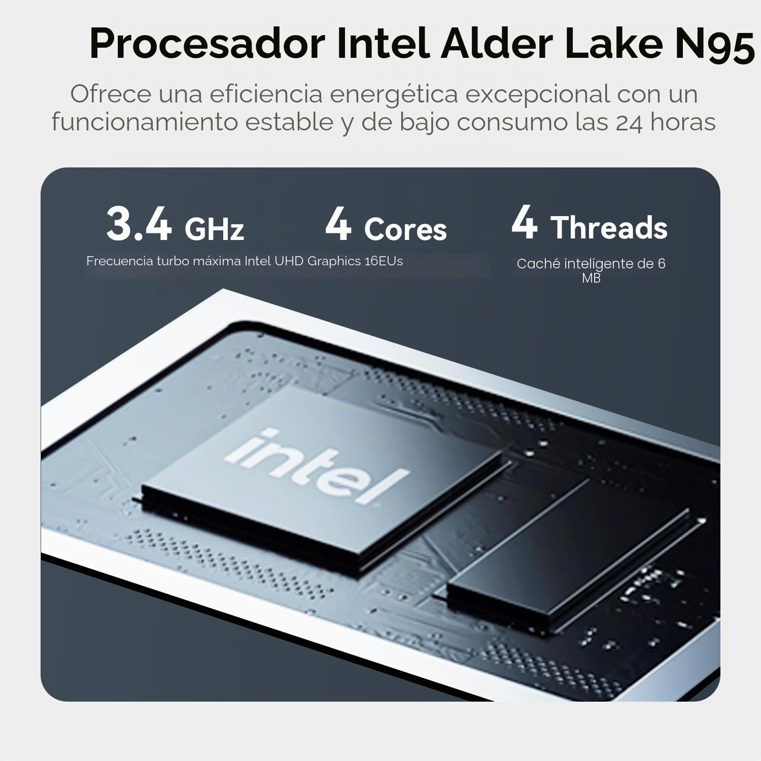 Beelink ME Mini PC, NAS de Escritorio, Intel Alder Lake N95 (4C/4T, hasta 3,4 GHz), 12 GB LPDDR5, SSD M.2 de 1 TB, Mini computadora, 6 Ranuras SSD M.2, Wi-FI 6, Bluetooth 5.2, Dual LAN 2,5 GHz