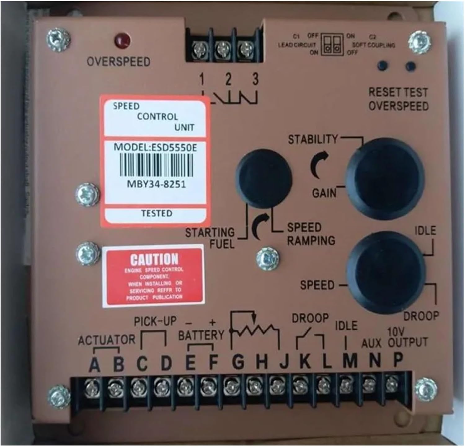 Engine Governor Generator Speed Control Board: ESD5550E
