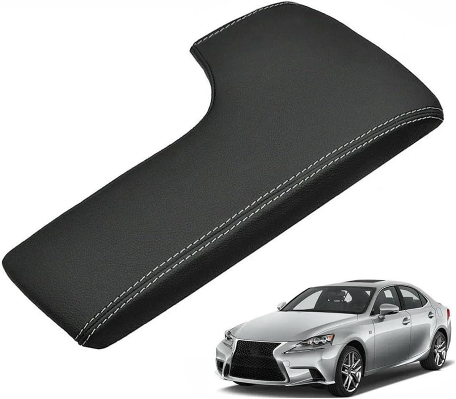 Armrest Box Protective Cover Car Center Console Armrest Storage Box Pad Cover Car Accessories for Lexus IS200t IS250 IS300 IS350 2014-2017