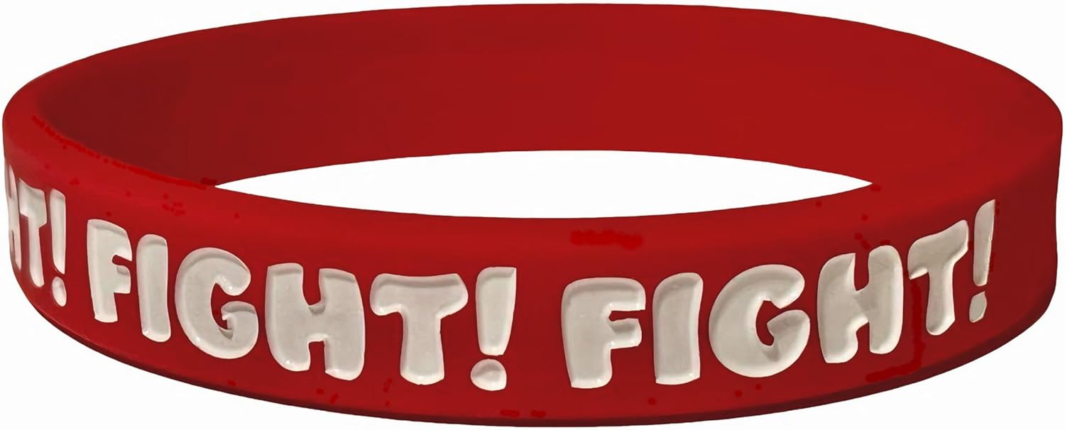 3 Pack TRUMP 2024 FIGHT! FIGHT! FIGHT! Debossed Rubber Bracelets - Quality Thick Silicone Wristbands