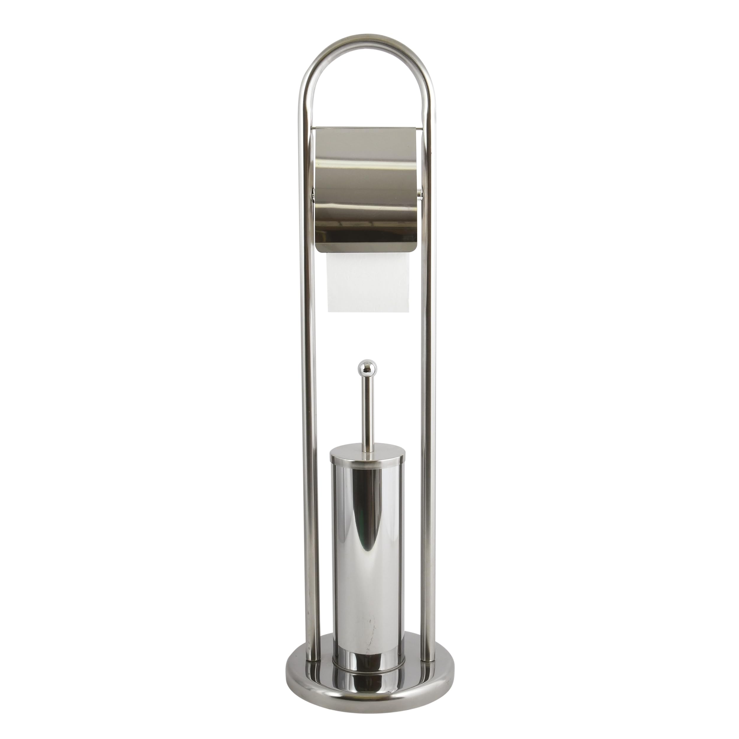 MSV MS723 - Juego para WC, Acero Inoxidable
