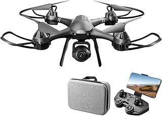 Drone with Camera for Adults RC Drone with 2K Camera WiFi FPV One-Key Return Control Trajectory Flight Gesture Photography Drone 20 Minutes Fly Times (2k 11)