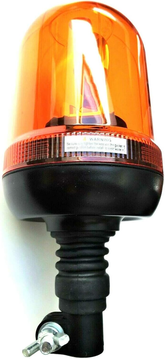 EYPINS 2x Rundumleuchte 40LED - 12V/24V Warnleuchte Bernstein Mit 3 Blitzmodi Für LKW & Baumaschinen