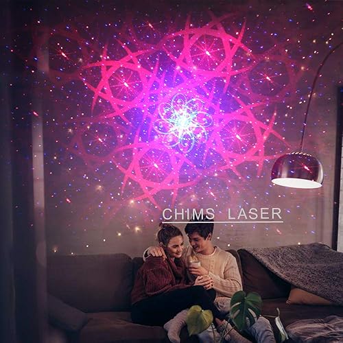 Miniatura 9 de Chims Luces de fiesta de DJ, rojo, verde, azul, 128 patrones RGB, luces LED onduladas coloridas para fiesta de cumpleaños, DJ, escenario, discoteca