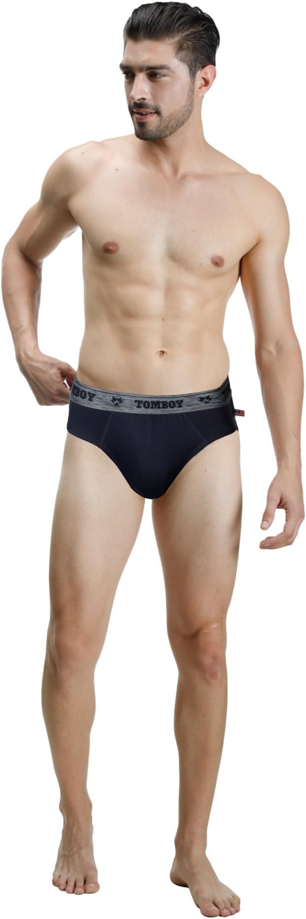 TOMBOY Men's Regular Fit Solid Cotton Briefs for Men Anti Bacterial, Colour Fresh, Moisture Wicking Men's Underwear