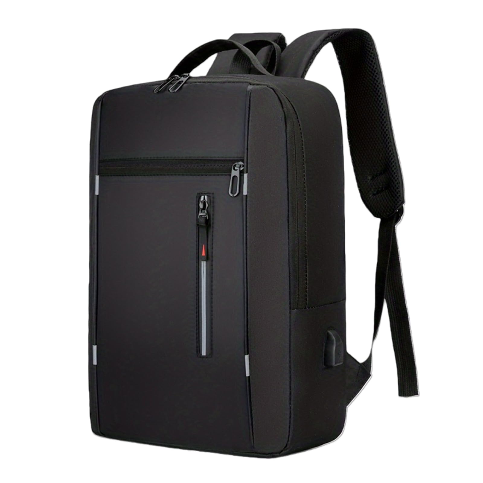 Gyios backpack Laptop With Charging Port, Large Capacity Multifunctional Rucksack For Work, Travel And Daily Use-black