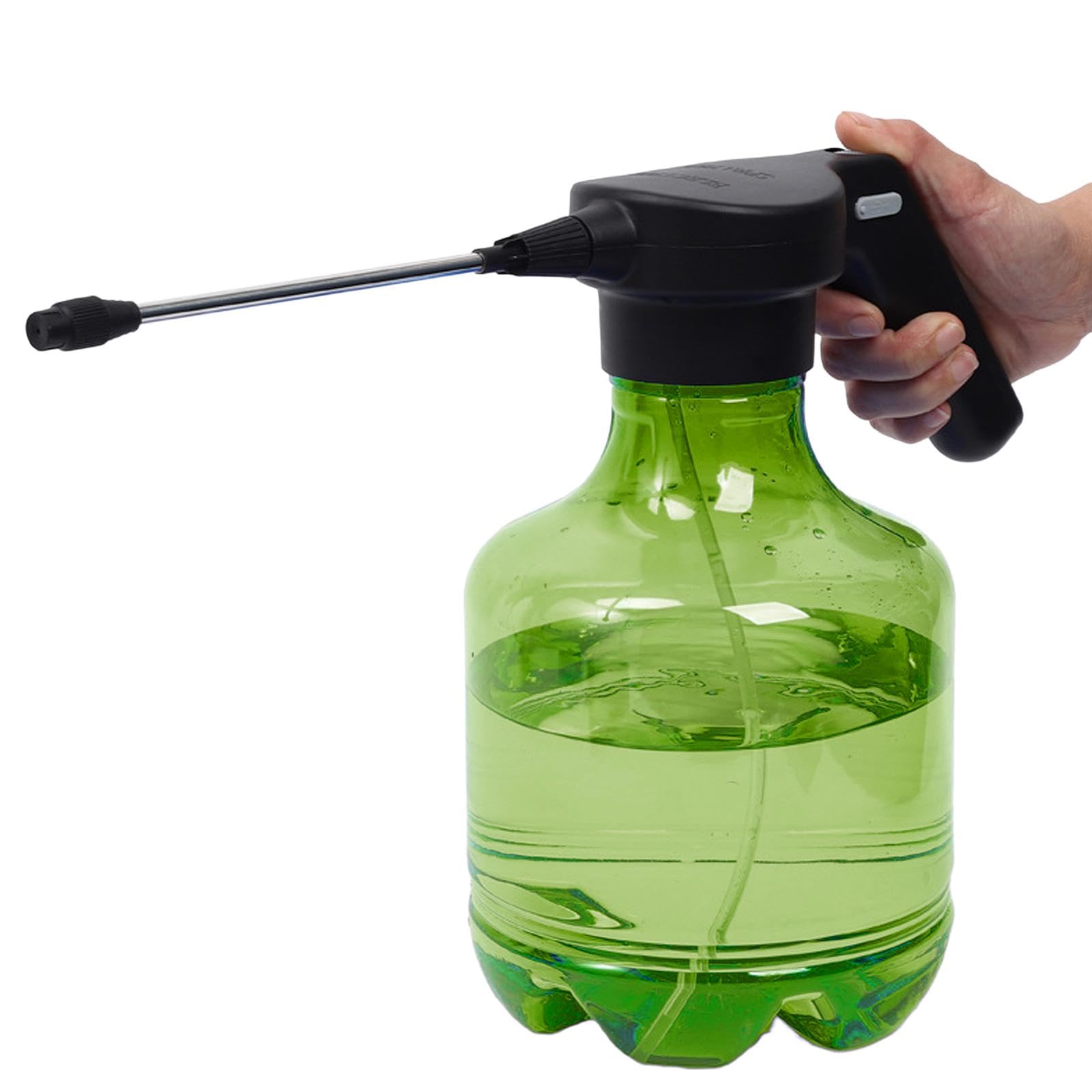 Vaporisateur électrique et Pratique (3 L) avec Buse Rotative pour Plantes D'intérieur et de Jardin, Idéal pour L'arrosage et, Vert