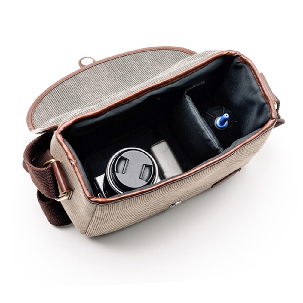 Veemoon Borsa Per Fotocamera Digitale Leggera e Tela Oxford Design Antiurto Organizzatore Per e Multi-scomparto Per Accessori