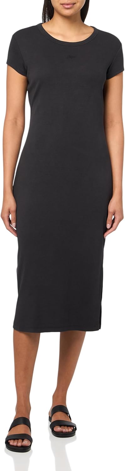 BOSS Women's Elira Ribbed Cotton Dress