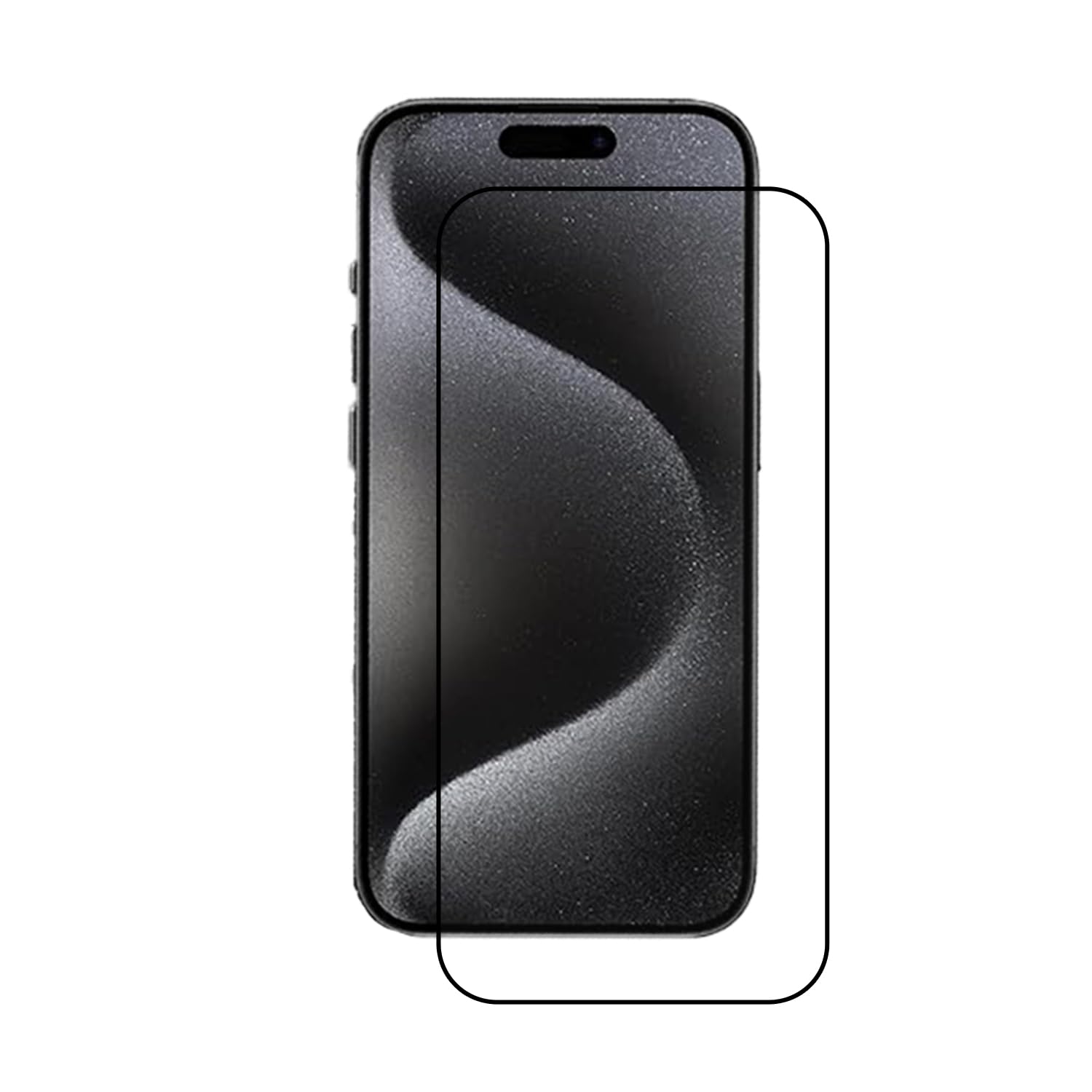 Tough Lee Tempered Glass Screen Guard Protector for Apple iPhone 15 Pro Max - Premium Series (Black) Edge to Edge Full Screen Coverage with Easy Installation Kit (Pack of 1) (B0CJFSDYQ2) Amazon Price History, Amazon Price Tracker