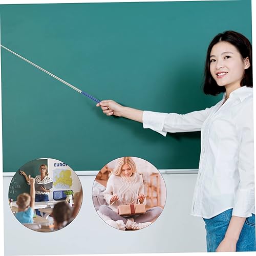 Miniatura 7 de UKCOCO 2 unids Stylus Pizarra blanca plegable para oficina puntero extensible puntero retráctil puntero mano retráctil puntero extensible palo