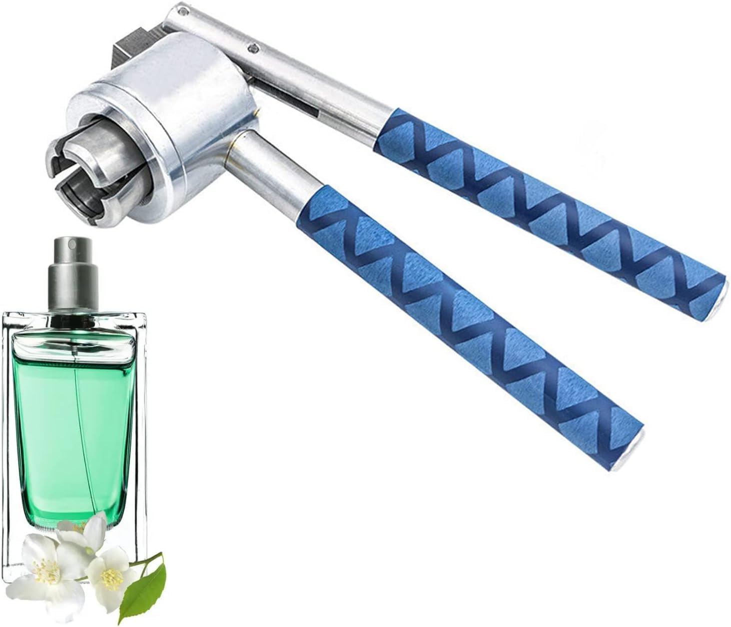 Manual Vial Crimper Hand, Manual Perfume Vial Crimper and Flip Off Capper for 13/15/20mm, Oils, Cosmetics