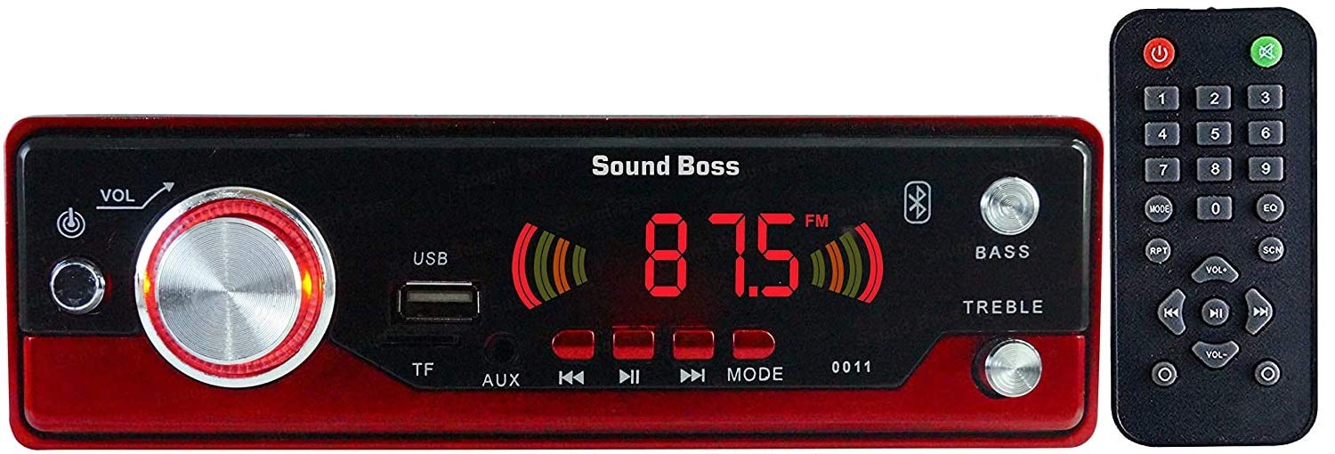 Sound Boss Car FM/USB/Bluetooth/SD/AUX MP3 Player (B08299YFMB) Amazon Price History, Amazon Price Tracker