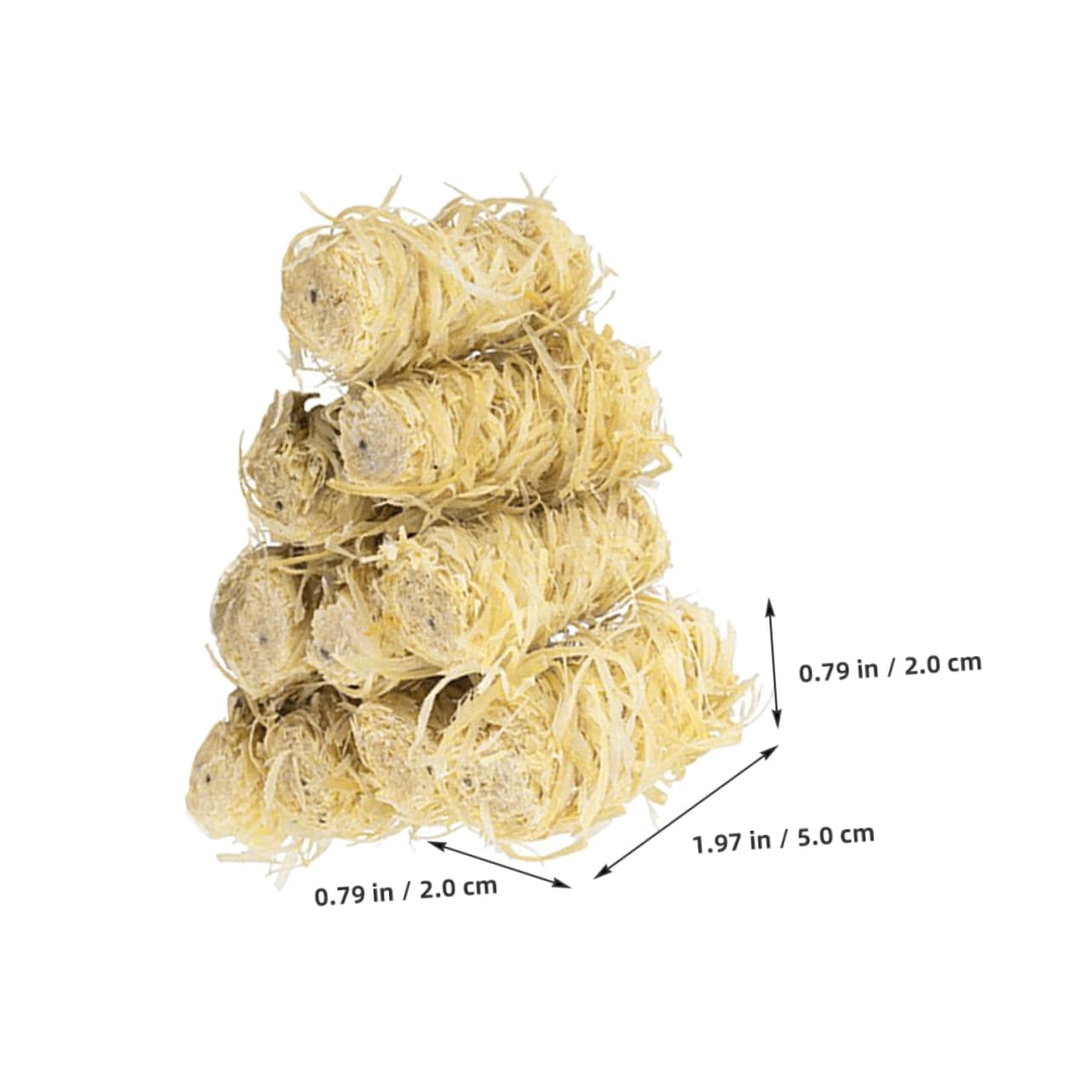 Toddmomy 150piezas De Madera Natural para Barbacoas Fogatas y Camping Encendido y Ecológico