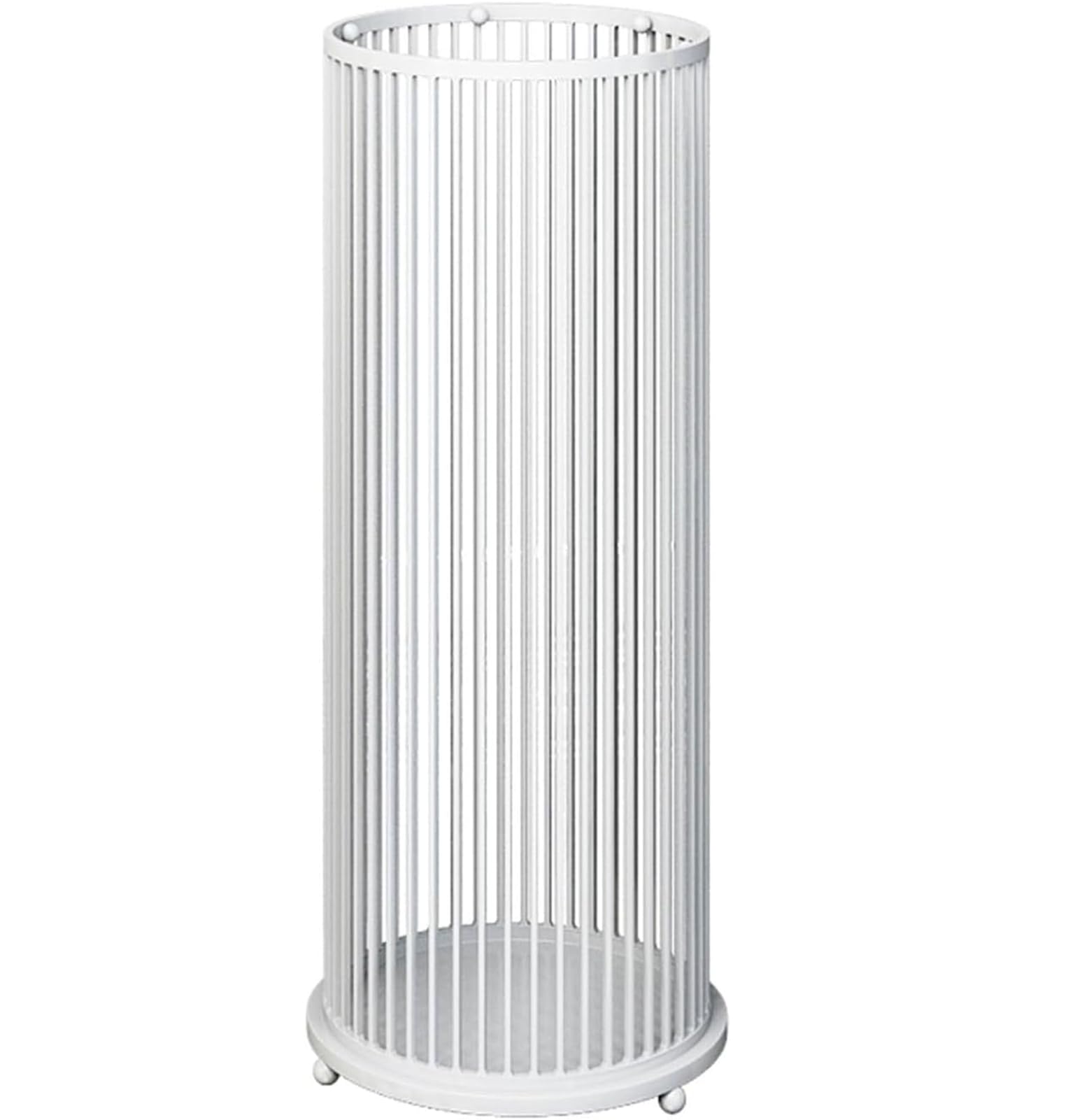 GHHVFEC Umbrella Stand Rack, Freestanding Metal Umbrella Holder for Entryway, Rain Collection Organizer Bin, Holds 10-12 Umbrellas