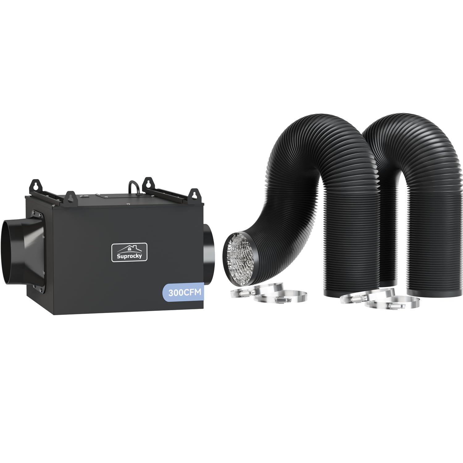 Amazon.com: SUPROCKY Ultra Quiet Bathroom Exhaust Fan 300CFM