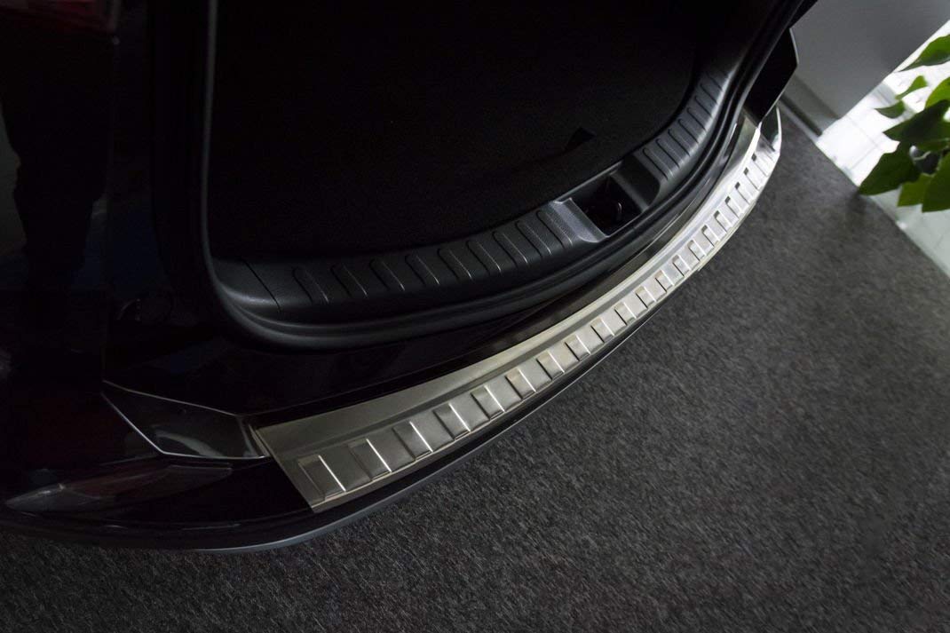 Avisa Protector del Parachoques Trasero Inoxidable Compatible con Toyota RAV4 2015- 'Ribs'