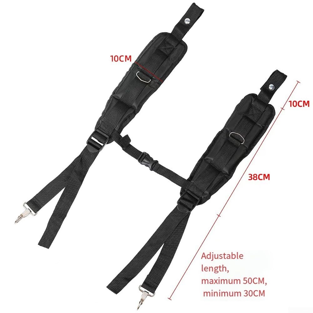 Correas acolchadas para mochila pulverizadora, con hebilla de pecho, buey ajustable resistente, arnés de hombro, para tanques de pulverización de jardín, correas de transporte de repuesto