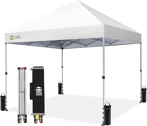 Miniatura 45 de CROWN SHADES - Toldo plegable instantáneo con bolsa de transporte para exteriores, 10 x 10 pies
