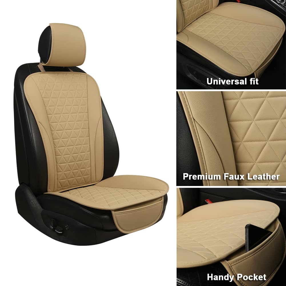 Black Panther Car Seat Covers Full Set Leather Seat Covers, Waterproof Seat Protectors