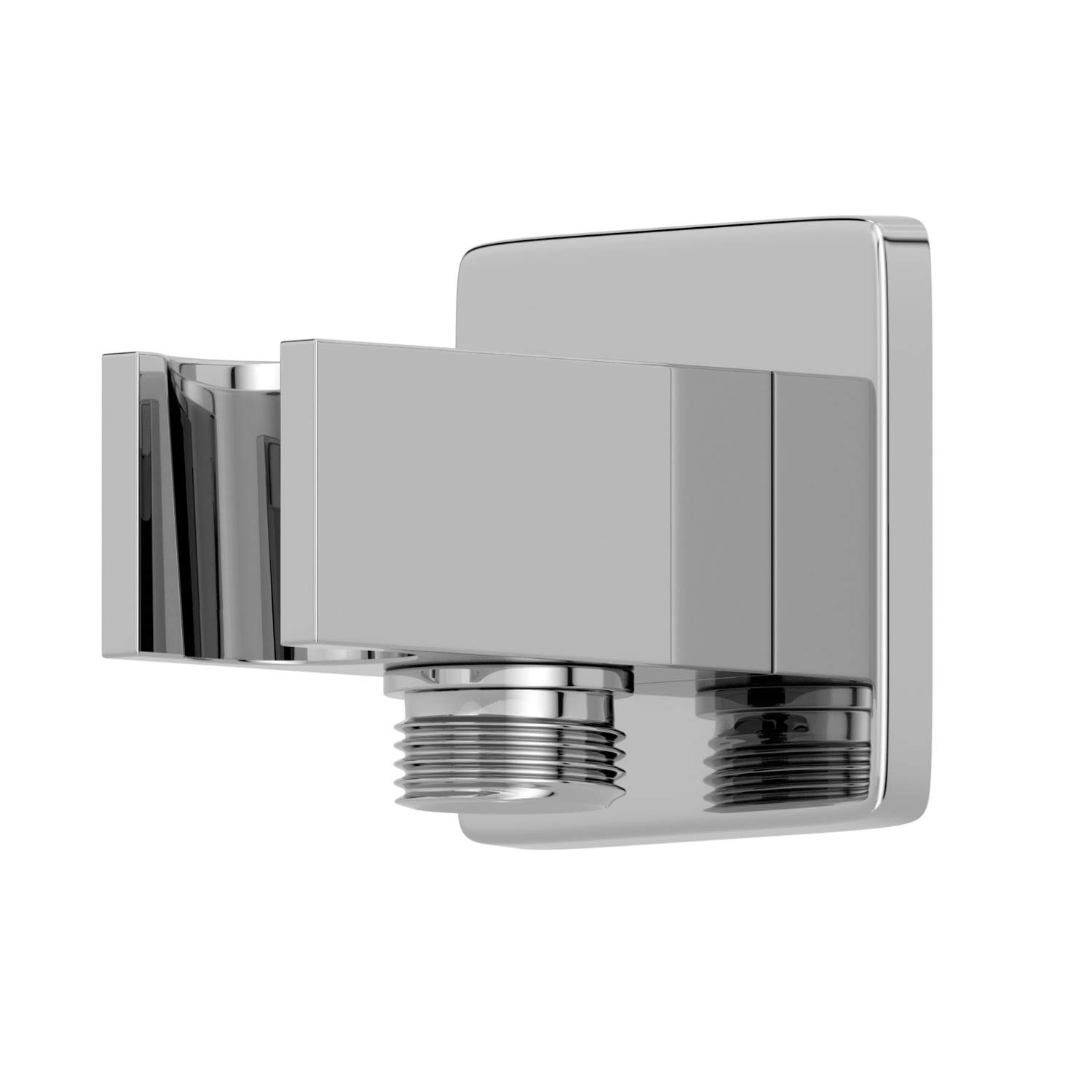 B&Q -  Bathroom Square Water Outlet Handset Holder Shower Chrome