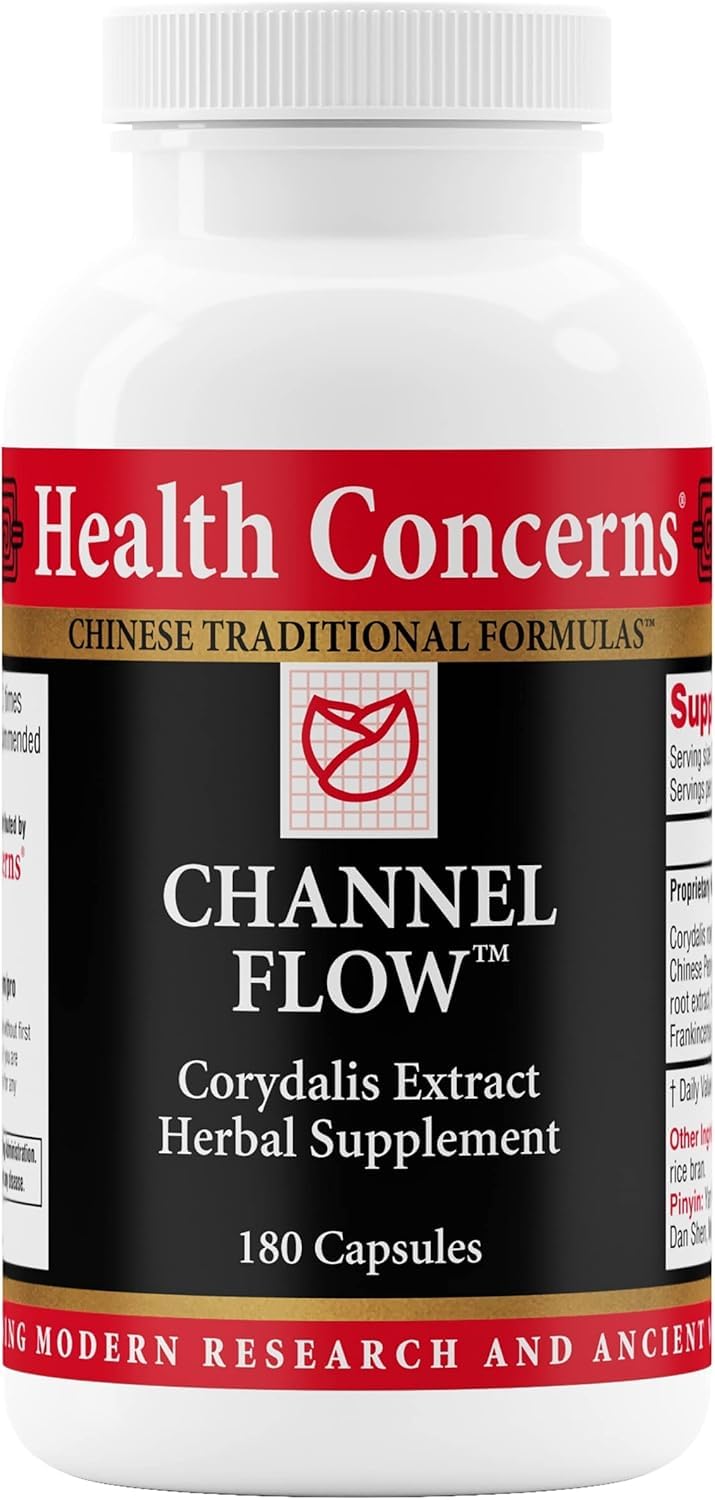 Health Concerns Channel Flow – Muscle Relaxation & Pain Support Supplement for Men & Women – Corydalis Root Extract – Chinese Herbal Formula for Headaches, Joint & Menstrual Discomfort – 60 Capsules — Amazon image 8