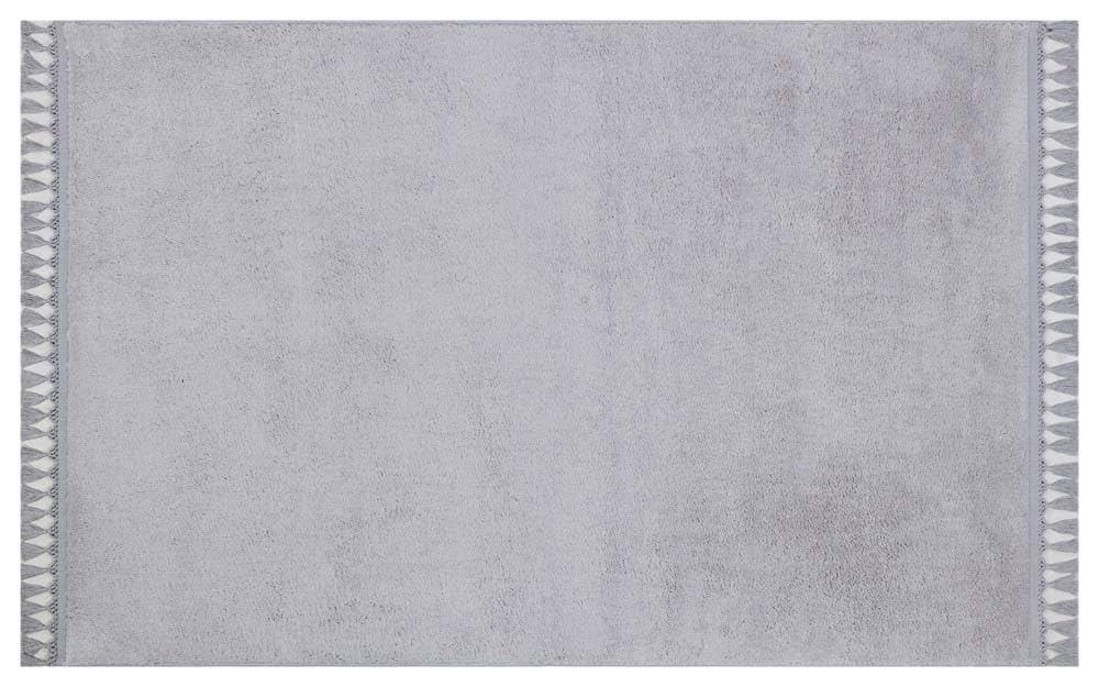 Tapis fausse fourrure lapin 180x280 salon moderne tapis décoratif argenté