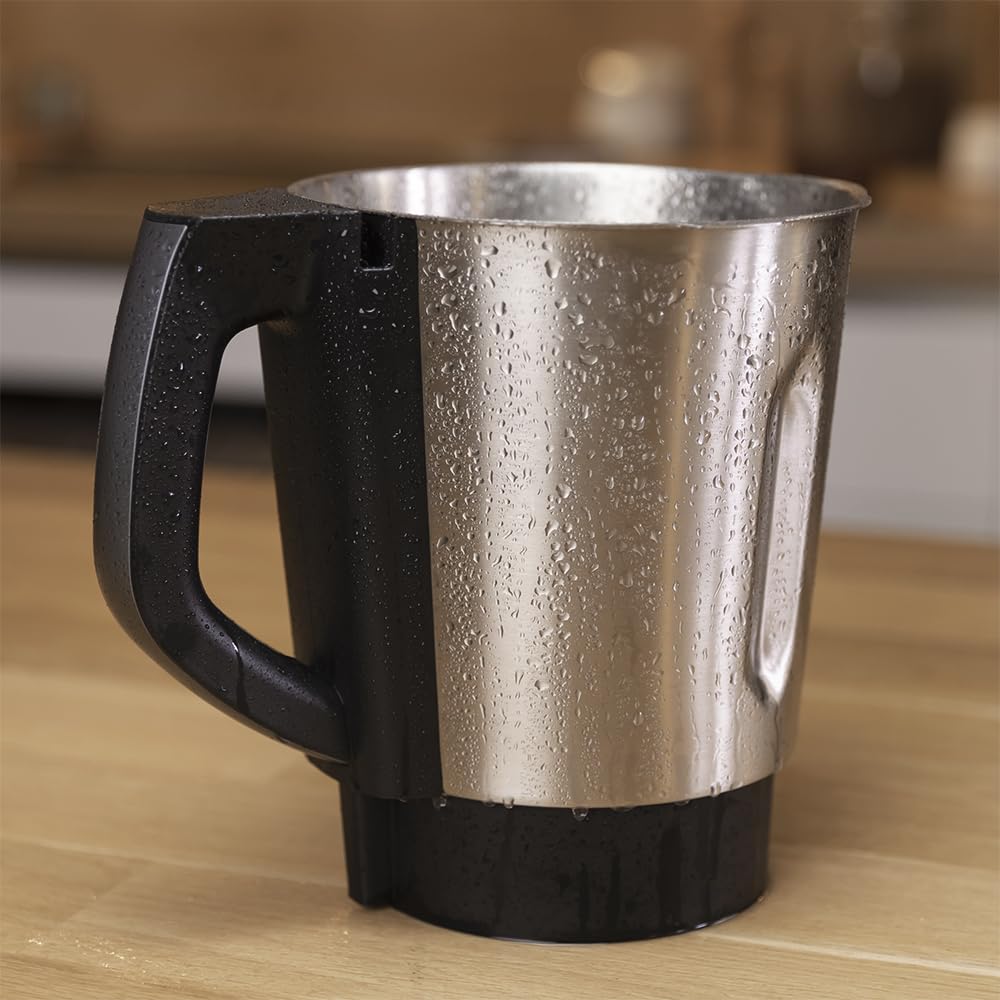 Cecotec Wielofunkcyjny robot kuchenny Mambo 10070, 1700 W, aplikacja, łyżka MamboMix, 30 funkcji, wbudowana waga, dzbanek ze stali nierdzewnej 3,3 l, nadaje się do mycia w zmywarce