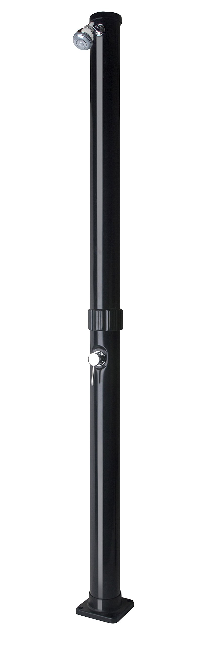 Gre AR1020P - Ducha Solar Exterior para Piscinas. Ducha para Jardín en PVC Negro, con Capacidad de 20 litros.