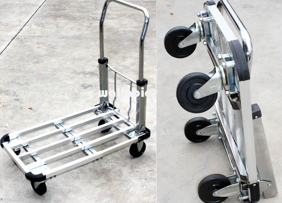 Carretilla de mano compacta de aluminio 28" para 220 lb miniatura 1