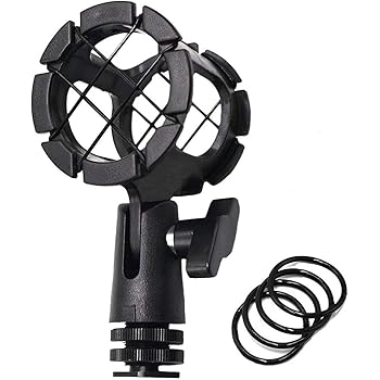 Amazon Com Afvo Microhone Shock Mount Holder Mic Cradle With Cold Shoe For Boompoles For Shotgun Mics Compatible With Rode Ntg1 Ntg2 Ntg3 For Sennheiser Me66 For Audio Technica At897 Etc Camera Photo