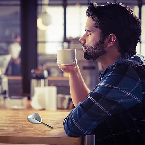 Miniatura 5 de Soporte para cuchara y cuchara de café, soporte de cuchara de café de cerámica, soporte para cuchara pequeña para agitadores de café, cucharadita,