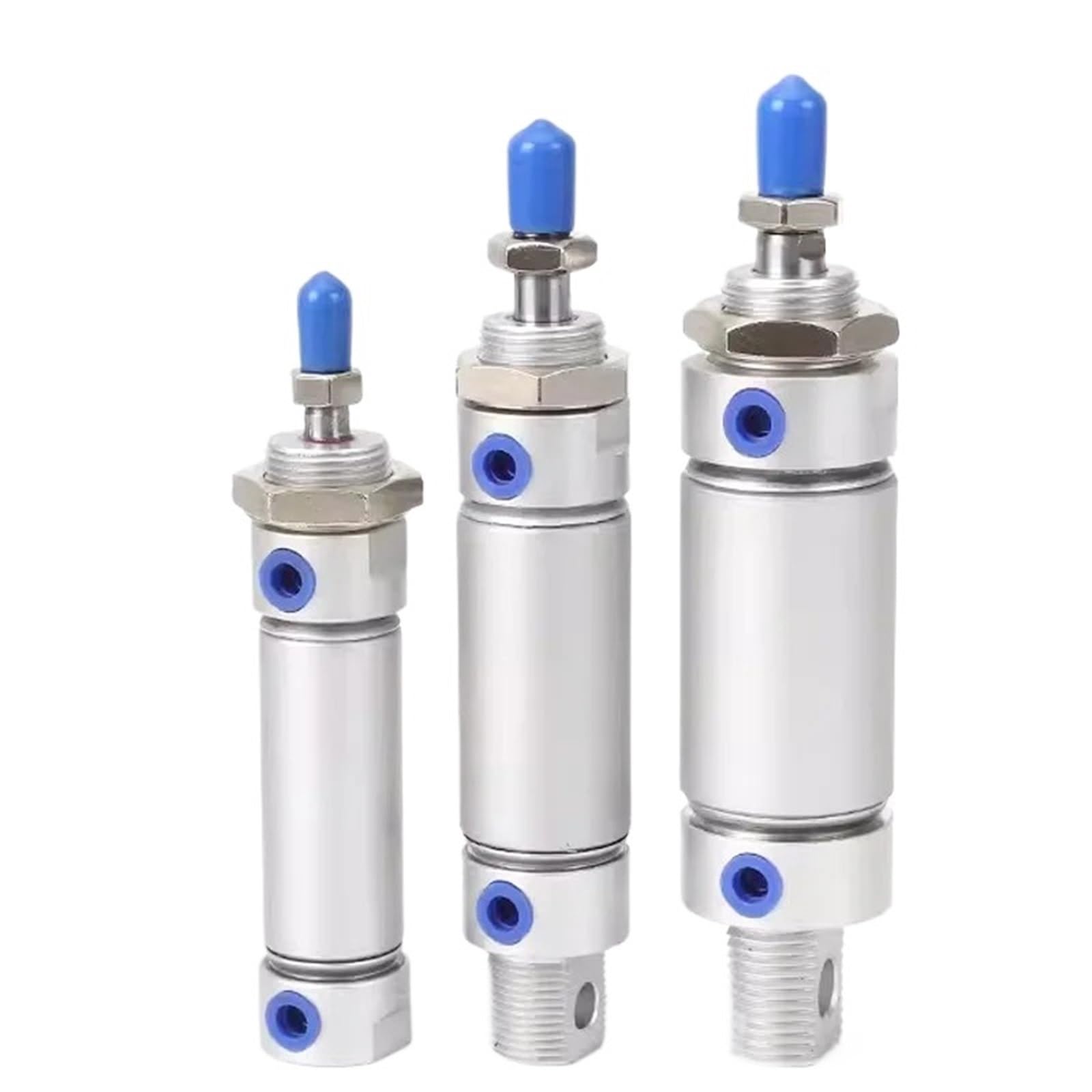 Vérin pneumatique MBL alésage 20mm en alliage d'aluminium contre les pertes de pression