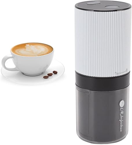 Molinillo de café eléctrico de rebabas, portátil, ajustable, recargable por USB, pequeño molino automático de granos de café, molinillo inteligente
